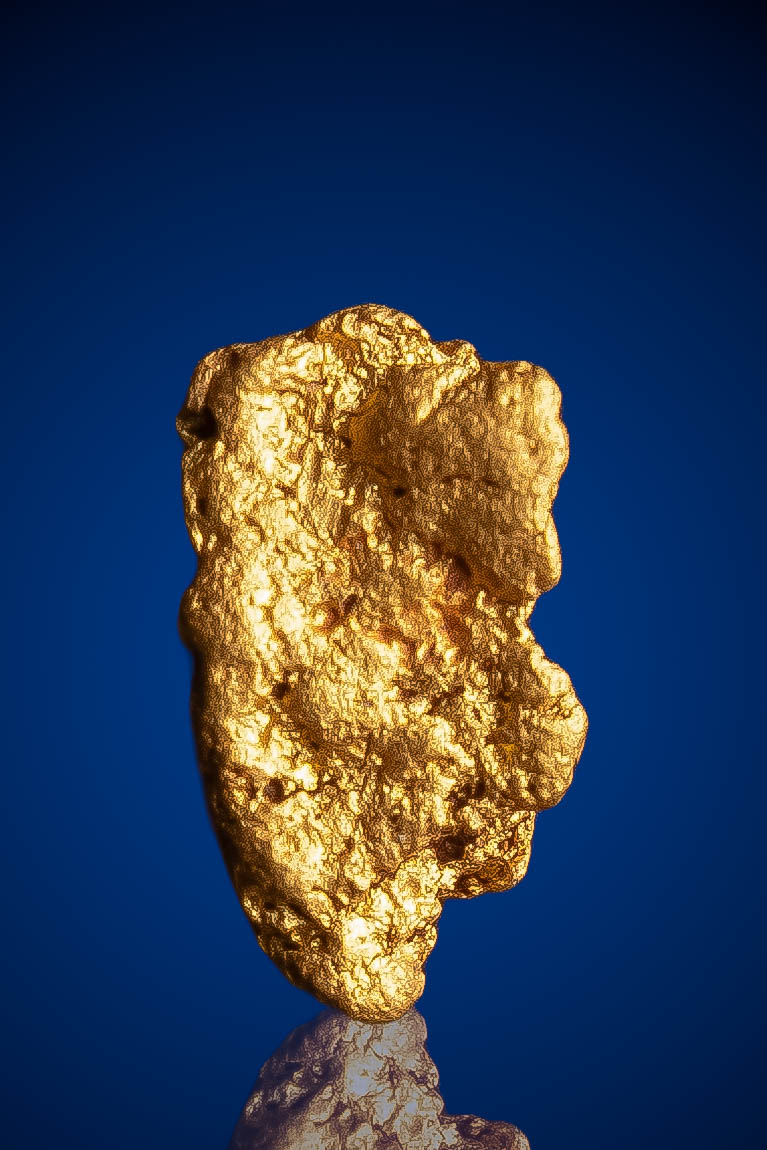 (image for) Beautiful, Textured Natural Gold Nugget - Australia - 1.41 grams